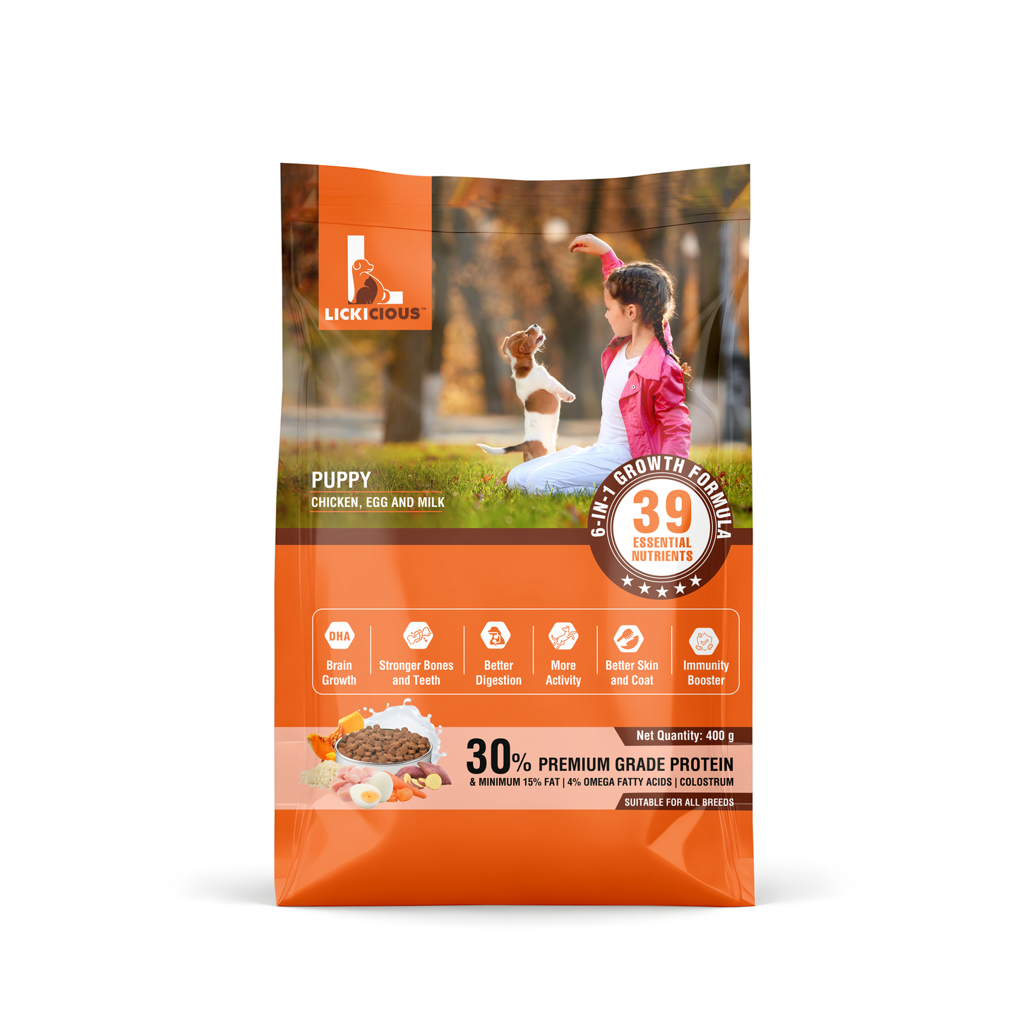 400g Lickicious Puppy Food