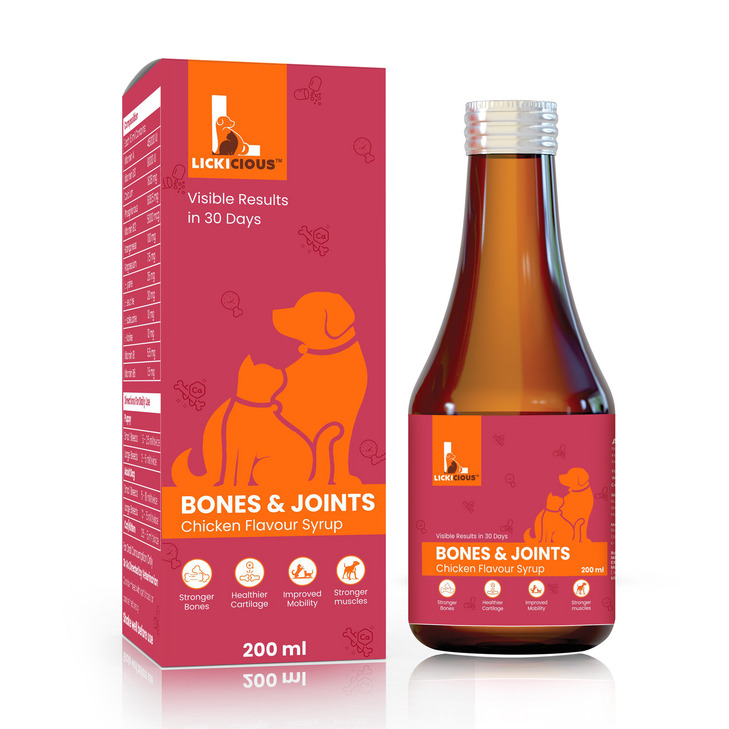 Lickicious Bone and Joints Syrup supplement