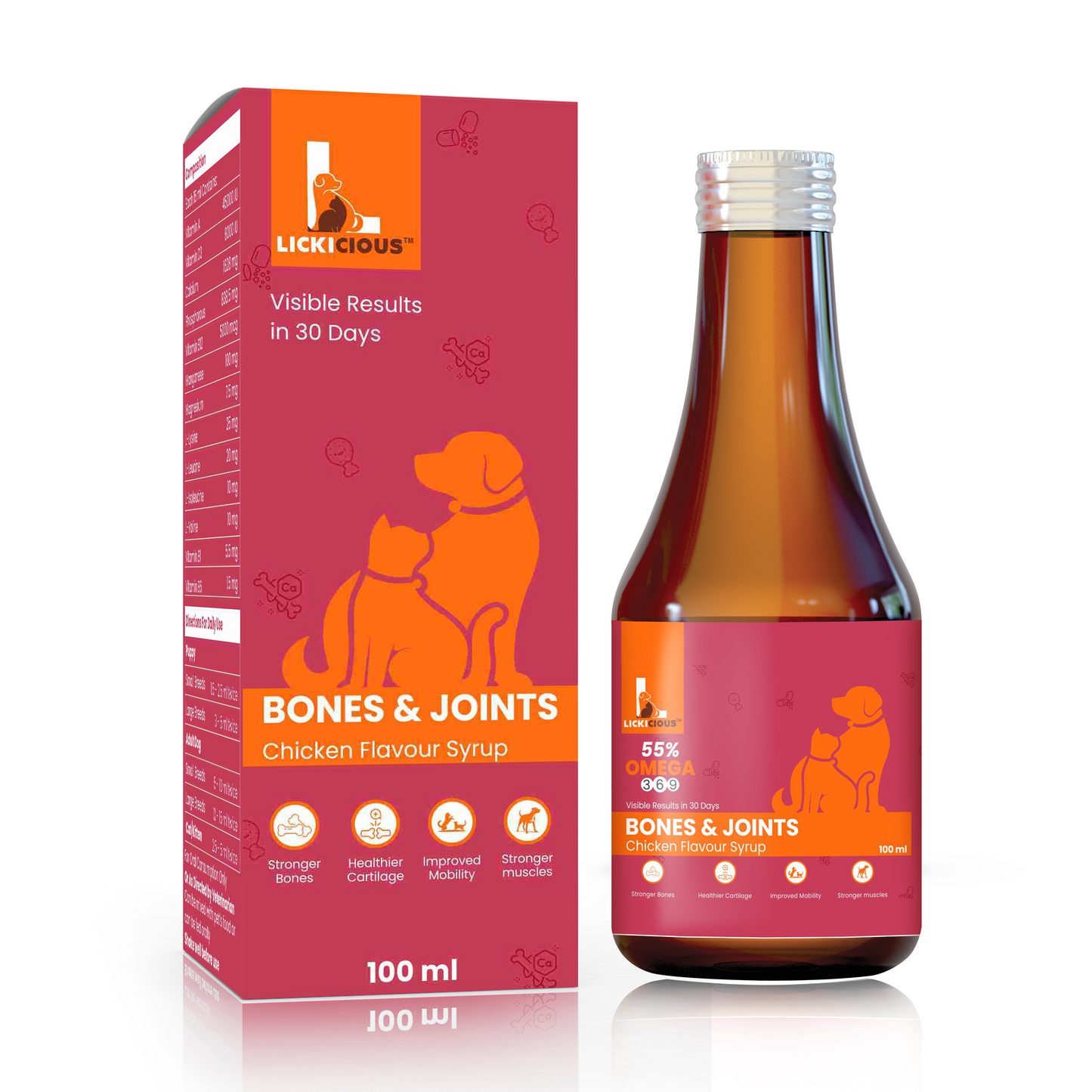 Lickicious Bone and Joints Syrup supplement
