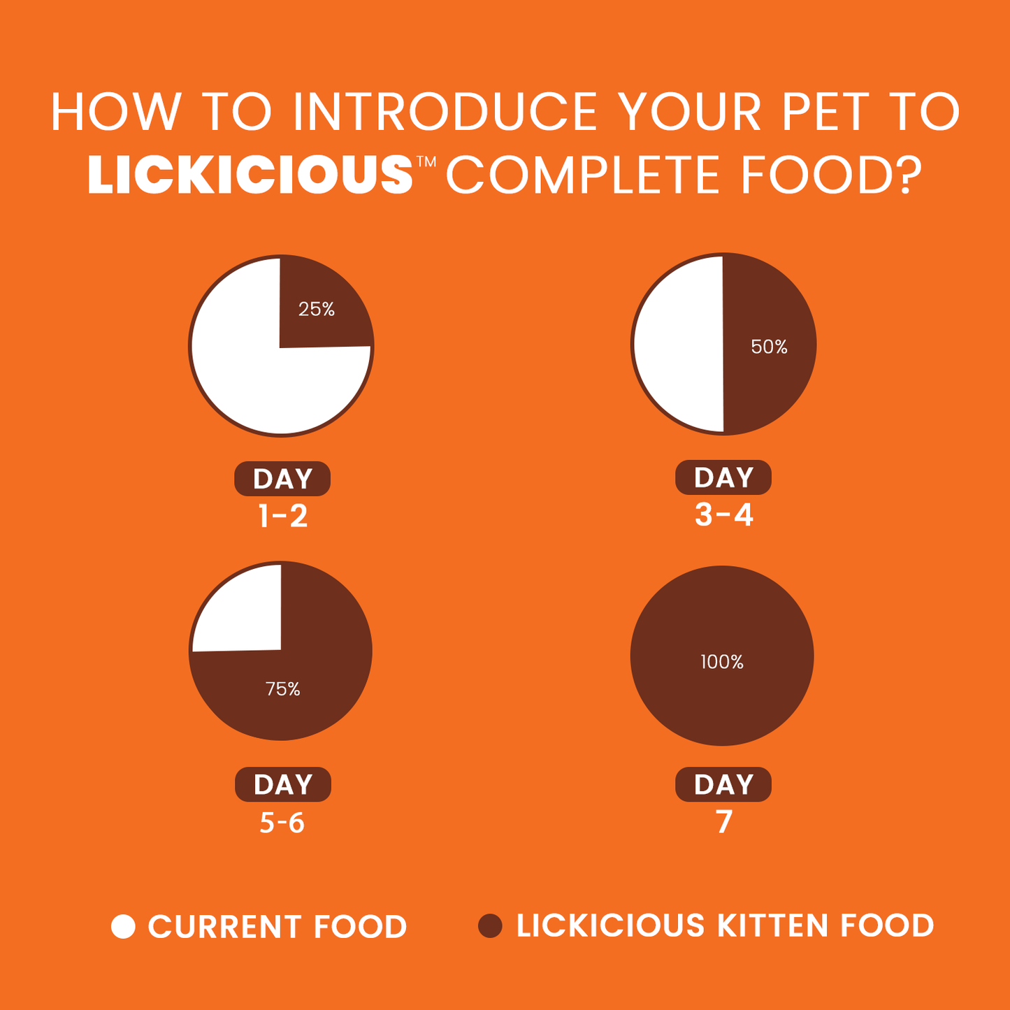 How to shift to Lickicious Kitten Food