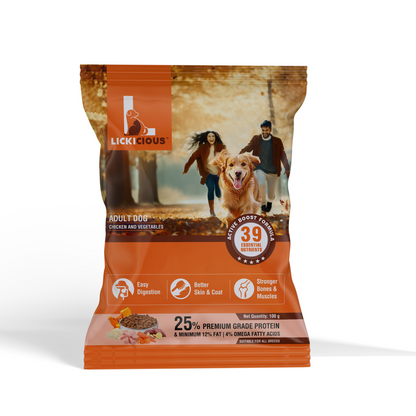 100g Lickicious Adult Dog Food