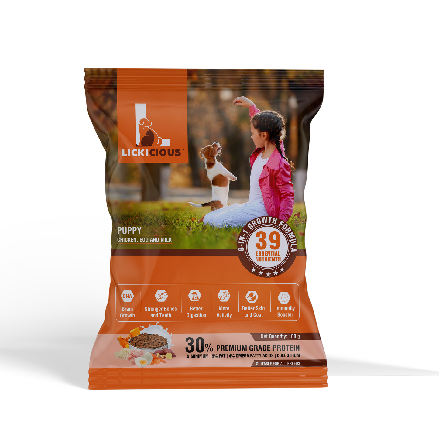 100g Lickicious Puppy Food