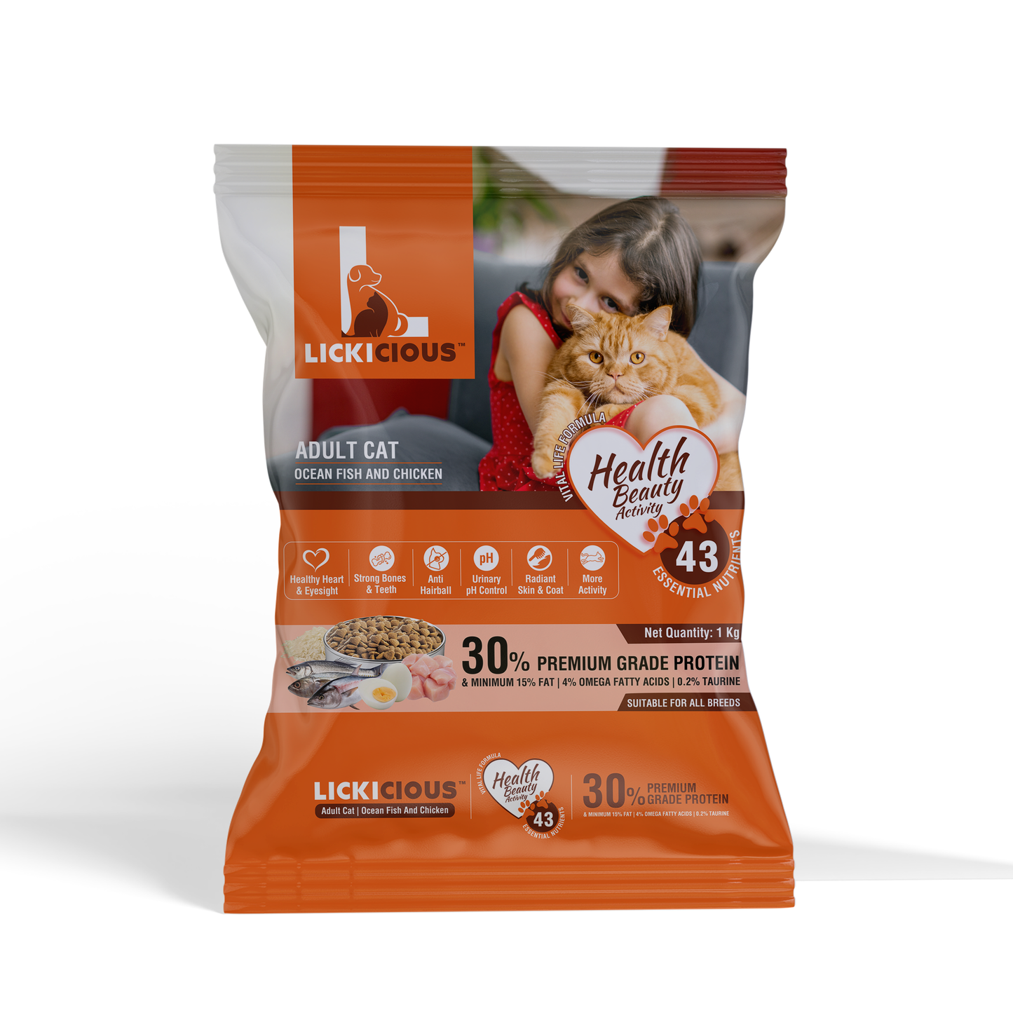 Lickicious Kitten Food with 6-in-1 growth formula