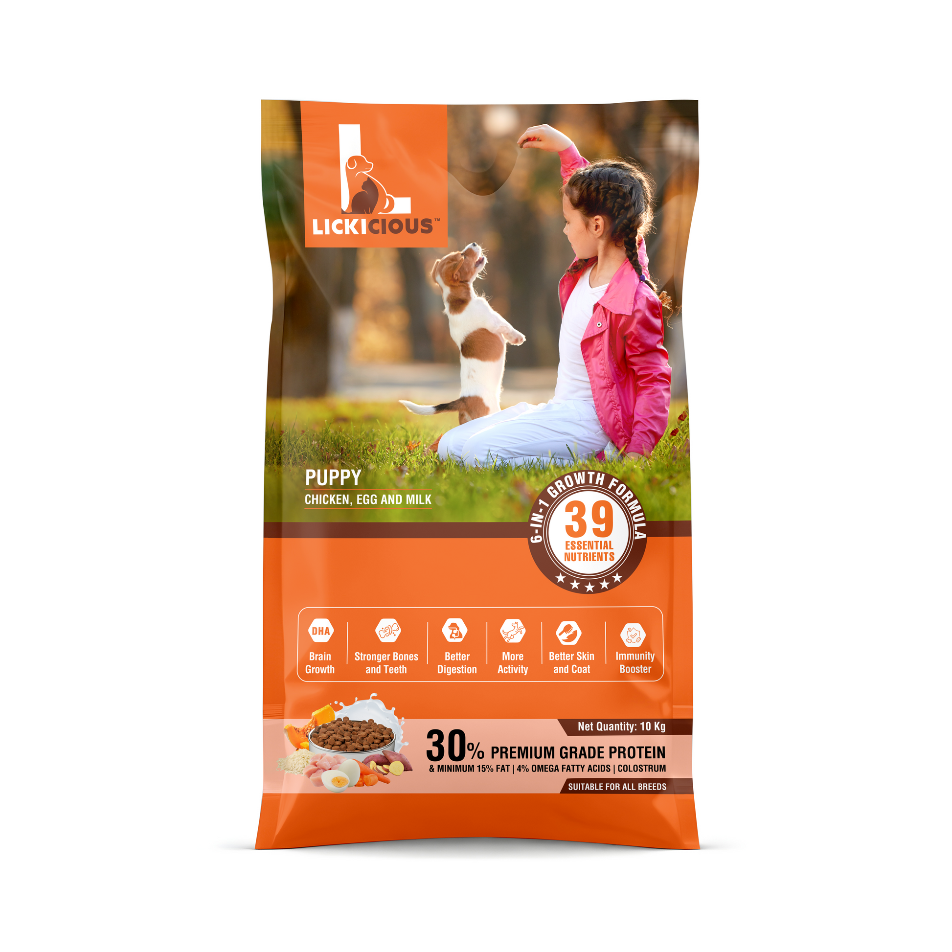 10kg Lickicious Puppy Food