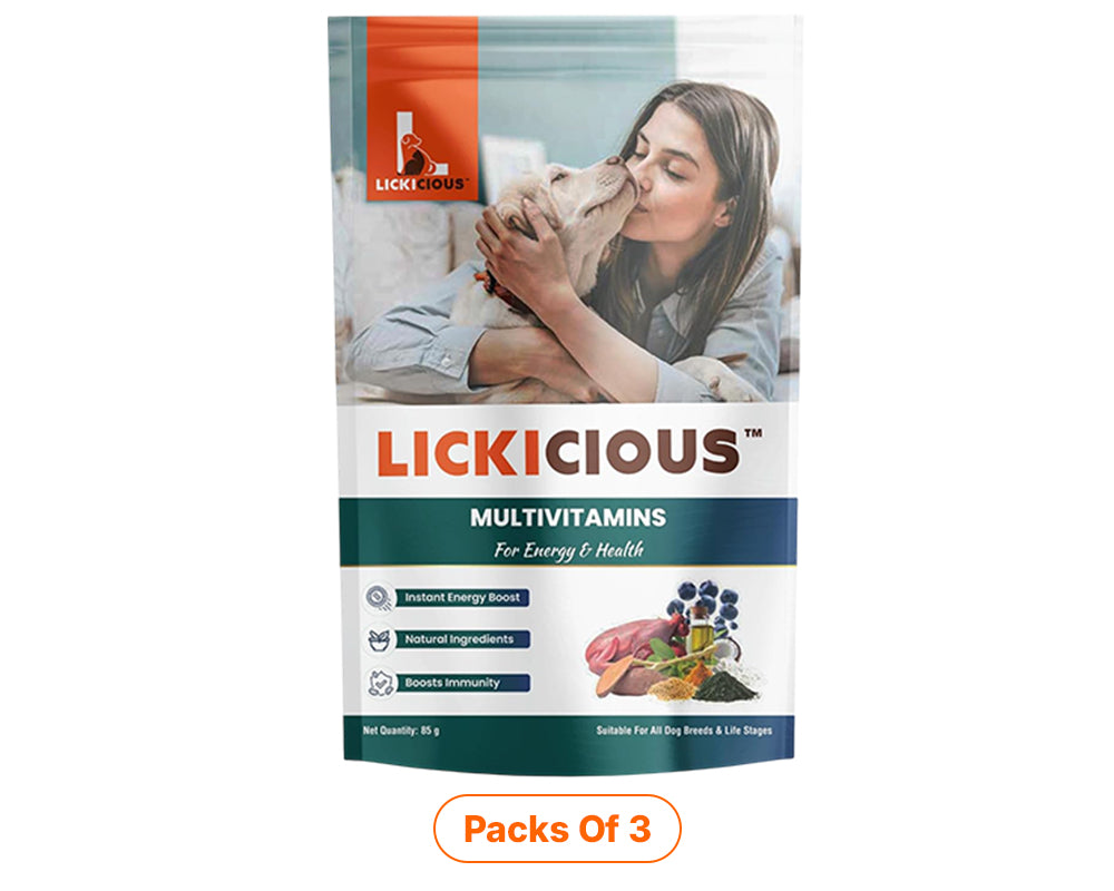 LICKICIOUS Multivitamins Care Dog Treats 85g