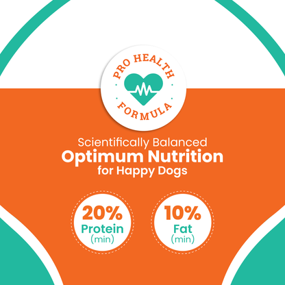 LICKICIOUS Optima Dry Dog Food Adult 10 KG | Chicken & Vegetable | Complete and Balanced Optimum Nutrition for Pedigree Dogs | Great Taste & Easy Digestion