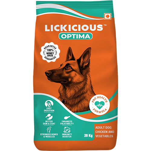 Lickicious Optima Adult Dog Food, 20 kg