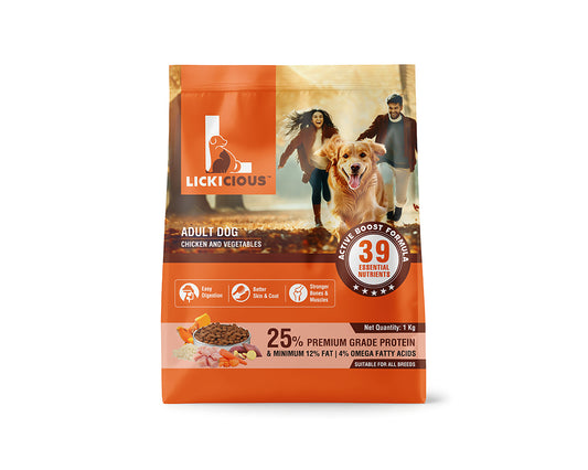 LICKICIOUS™ Premium Adult Dog Food with High Protein