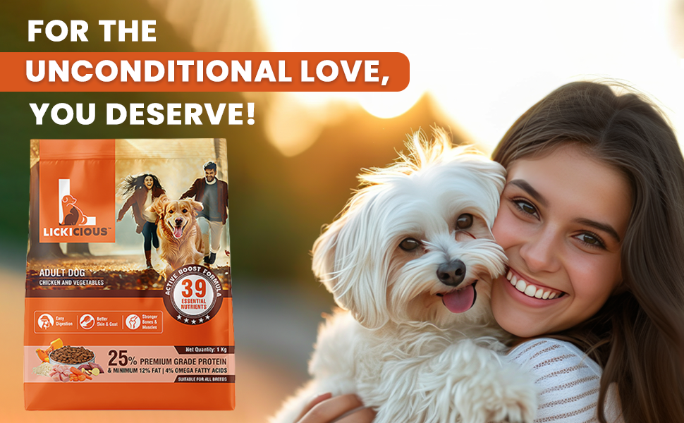 Happy Pet Parent with dog celebrating pet parenting