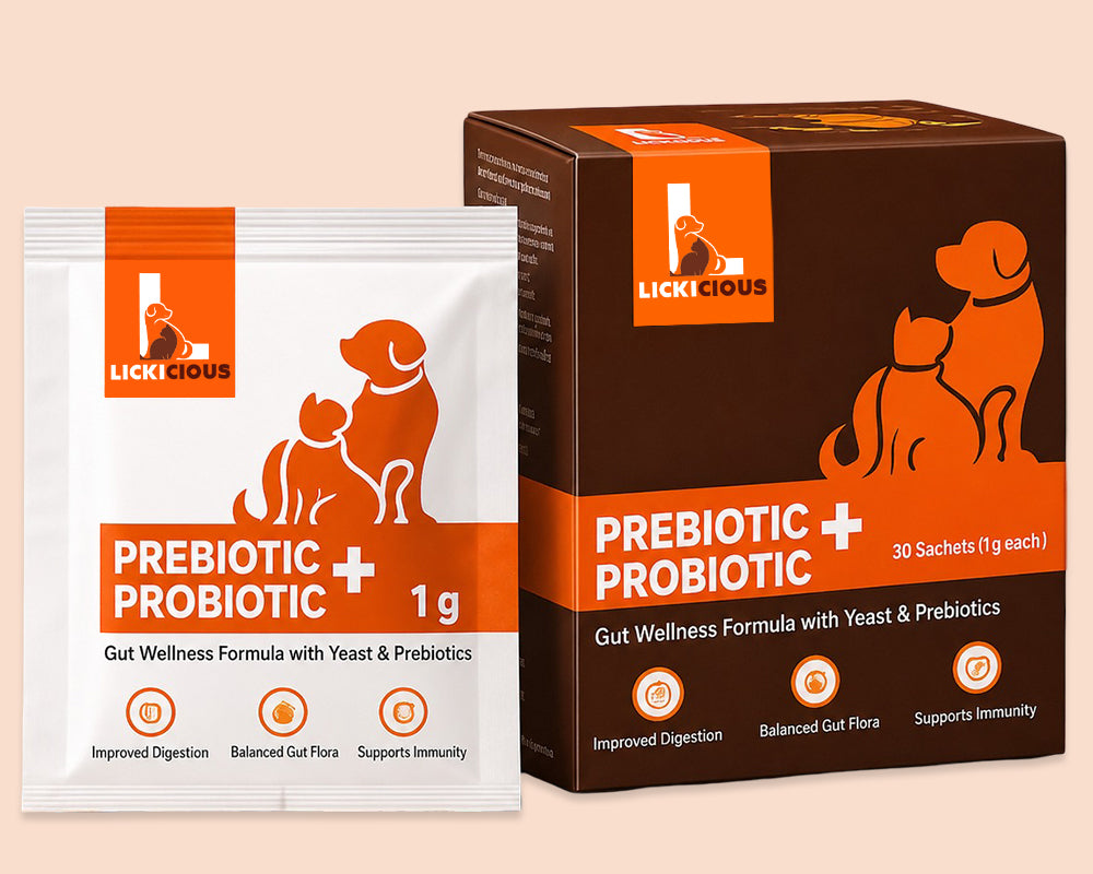 LICKICIOUS Pre & Probiotics Sachets for Dogs & Cats