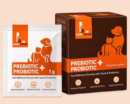 LICKICIOUS Pre & Probiotics Sachets for Dogs & Cats